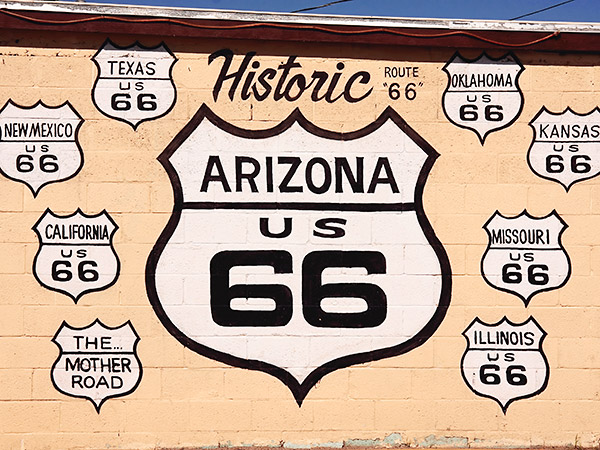 Route 66 mural