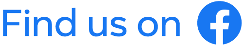 Find us on Facebook logo